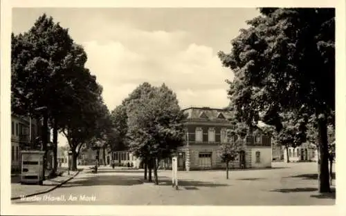 Ak Werder an der Havel, Markt