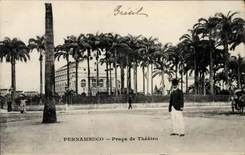 Ak Pernambuco Brasilien, Praga de Theatro