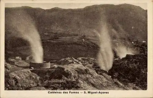 Ak São Miguel Azoren Portugal, Caldeiras das Furnas