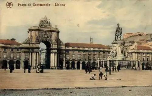 Ak Lisboa Lissabon Portugal, Praca do Commercio