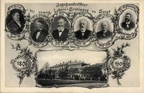 Ak Soest in Westfalen, Jahrhundertfeier des evang. Lehrer-Seminars 1906, Kohlmann, Ehrlich