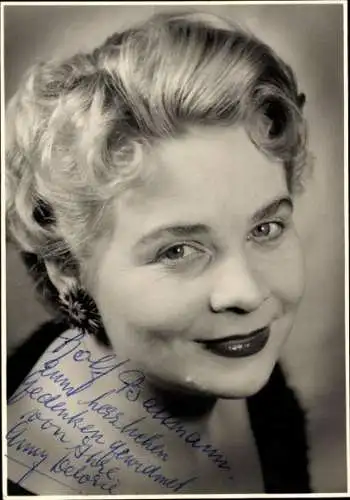 Ak Schauspielerin Anny Delorie, Portrait, Autogramm