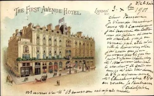 Litho London City, The First Avenue Hotel