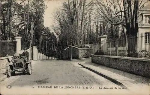 Ak Rueil-Malmaison Hauts de Seine, Hameau de la Jonchere, Abstieg der Küste