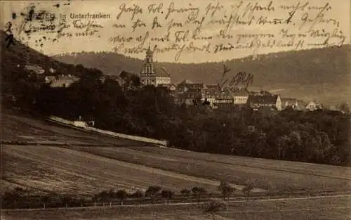 Ak Castell Unterfranken, Gesamtansicht