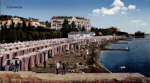 Ak Cirkvenica Crikvenica Kroatien, Strand, Hotels