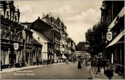 Ak Gelsenkirchen im Ruhrgebiet, Bochumer Straße, Geschäfte