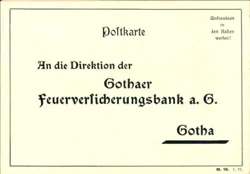 Ak Gotha in Thüringen, Ernst Wilhelm Arnoldi, Gründer der Gothaer Feuerversicherungsbank