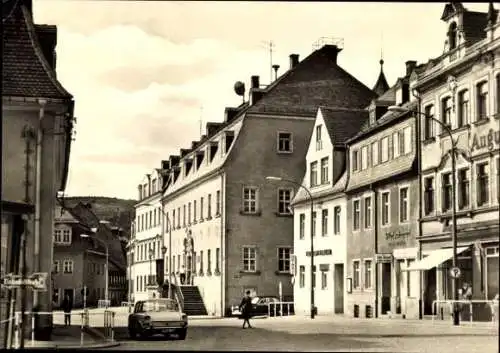 Ak Zschopau im Erzgebirge Sachsen, Platz der Befreiung, Blick vom Neumarkt