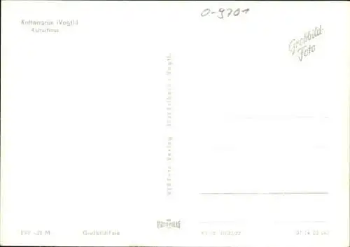 Ak Kottengrün Werda im Vogtland, Kulturhaus