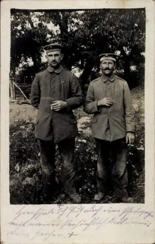 Foto Ak Deutsche Soldaten in Uniformen, 1. Batl. Inf. Rgt. 419, Portrait, I WK