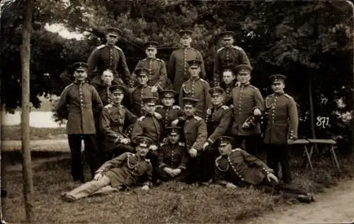 Foto Ak Lockstedt in Holstein, Lockstedter Lager, Deutsche Soldaten in Uniformen, I WK