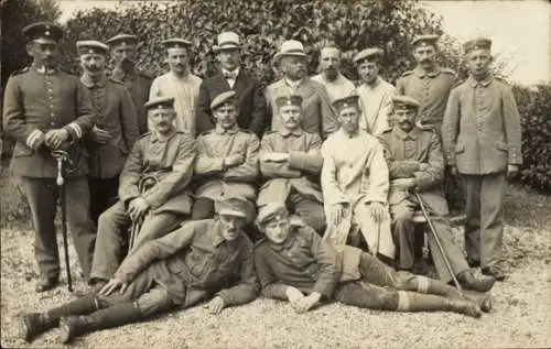 Foto Ak Velden an der Vils Niederbayern, Deutsche Soldaten in Uniformen, I WK