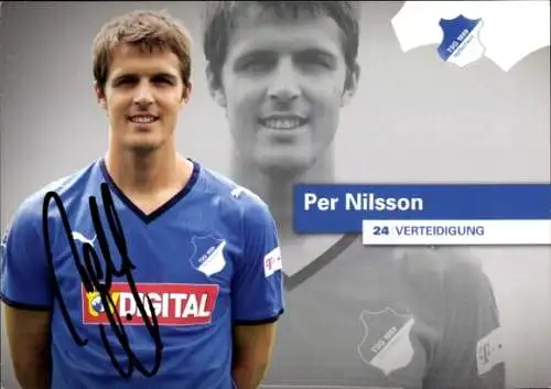 Autogrammkarte Fußballspieler Per Nilsson, TSG 1899 Hoffenheim, Autogramm