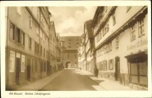 Ak Kassel in Hessen, untere Schäfergasse, Bäckerei