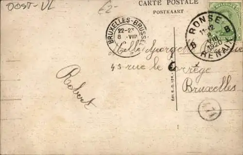 Ak Renaix Renaix Ostflandern, Saint-Hermes-Kirche