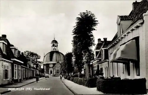 Ak Berlikum Waadhoeke Friesland Niederlande, Hoofdstraat