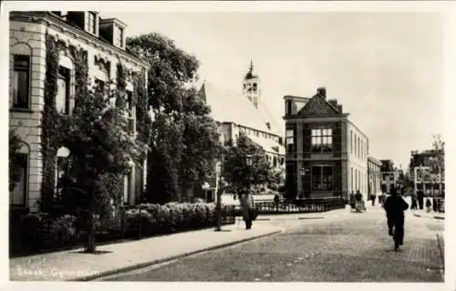 Ak Sneek Friesland Niederlande, Gymnasium