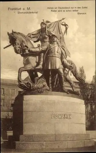 Ak Frankfurt am Main, Bismarck-Denkmal