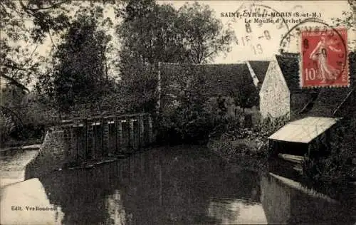 Ak Saint Cyr sur Morin Seine et Marne, Moulin d'Archet