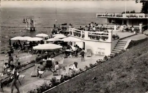 Ak Évian les Bains Haute Savoie, Strand