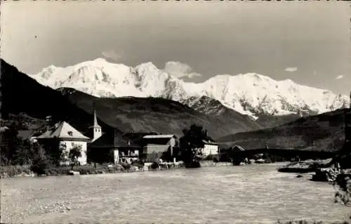 Ak Saint Martin sur Arve Haute Savoie, Chaine du Mont-Blanc