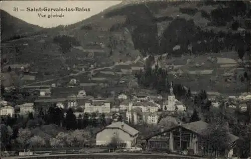 Ak Saint Gervais les Bains Haute Savoie, Panorama