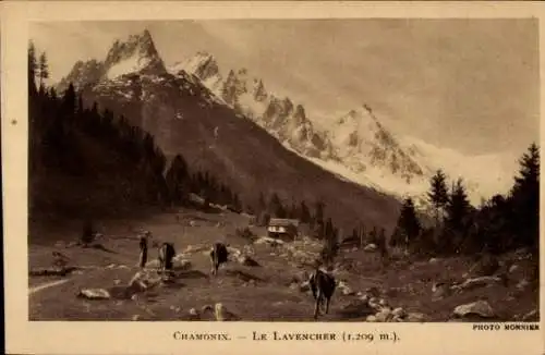 Ak Chamonix Mont Blanc Haute Savoie, Le Lavencher