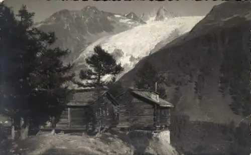 Foto Ak Haute Savoie, Gebirge, Berghütte