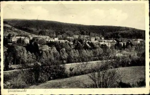 Ak Weilmünster im Taunus Hessen, Gesamtansicht, Kindersanatorium