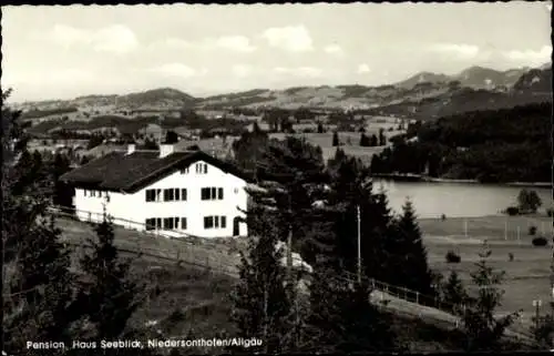 Ak Niedersonthofen Waltenhofen im Oberallgäu, Pension Haus Seeblick