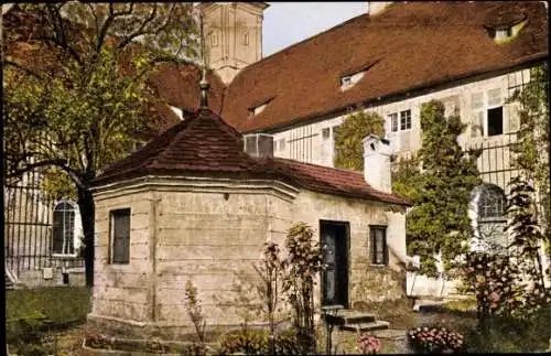 Ak Bad Wörishofen im Unterallgäu, Klostergarten, Waschküche