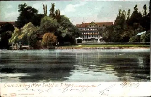 Ak Tutzing am Starnberger See Oberbayern, Hotel Seehof