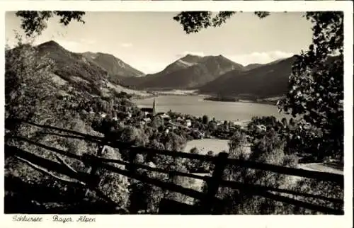 Ak Schliersee in Oberbayern, Panorama