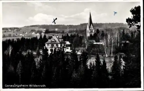 Ak Wildenroth Grafrath Oberbayern, Genesungsheim, Kirche, Panorama