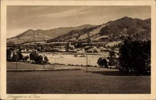 Ak Lenggries in Oberbayern, Panorama