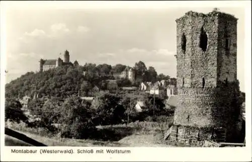 Ak Montabaur im Westerwald, Schloss, Wolfsturm