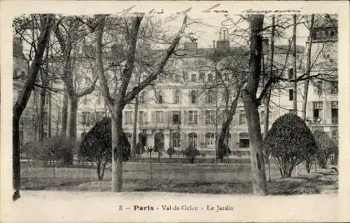 Ak Paris V Val-de-Grâce, Garten