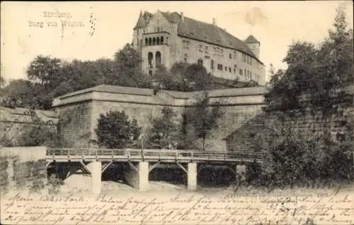 Ak Nürnberg in Mittelfranken, Burg, Westseite