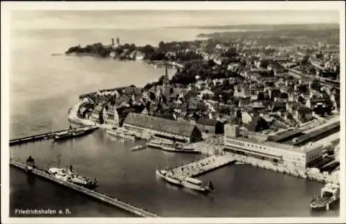 Ak Friedrichshafen am Bodensee, Totalansicht