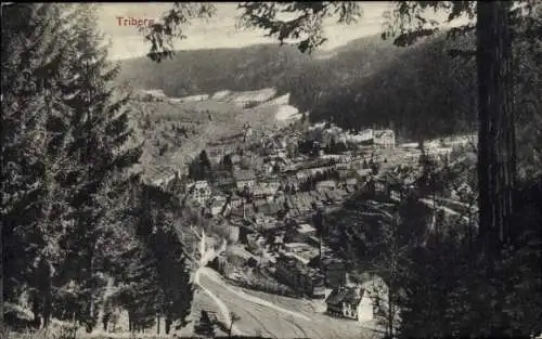 Ak Triberg im Schwarzwald, Totalansicht