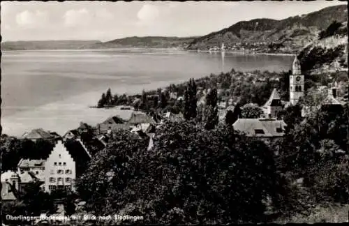 Ak Überlingen am Bodensee, Totalansicht, Sipplingen