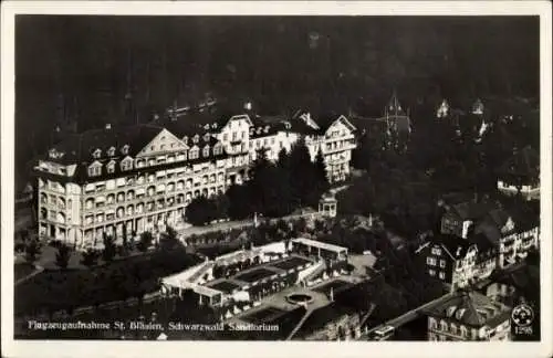 Ak St. Blasien im Schwarzwald, Sanatorium, Fliegeraufnahme