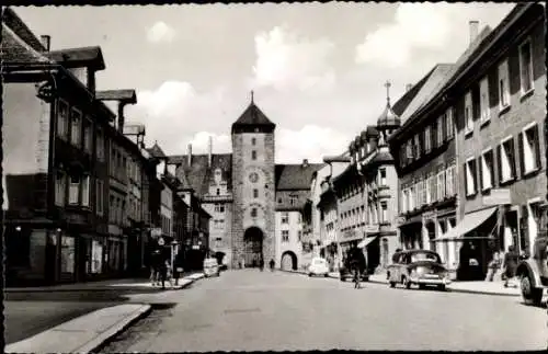 Ak Villingen im Schwarzwald, Obere Straße, Oberes Tor