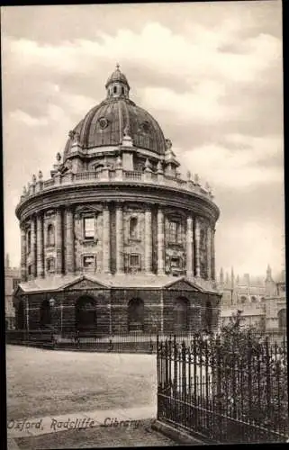 Ak Oxford Oxfordshire England, Radcliffe Bibliothek