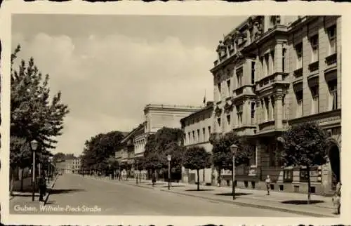 Ak Guben in der Niederlausitz, Wilhelm Pieck Straße