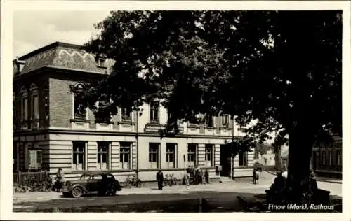 Ak Finow Eberswalde im Kreis Barnim, Rathaus