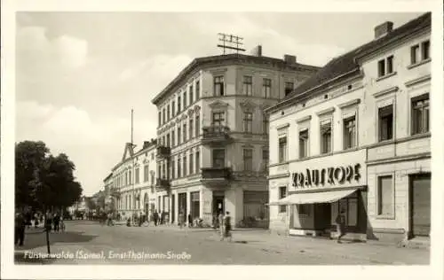 Ak Fürstenwalde an der Spree, Ernst Thälmann Straße, Geschäft Krauskopf