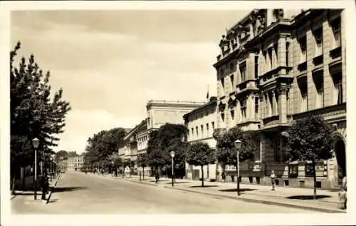 Ak Guben in der Niederlausitz, Wilhelm Pieck Straße