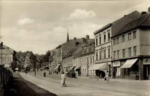 Ak Bad Freienwalde an der Oder, Karl Marx Straße, Geschäfte